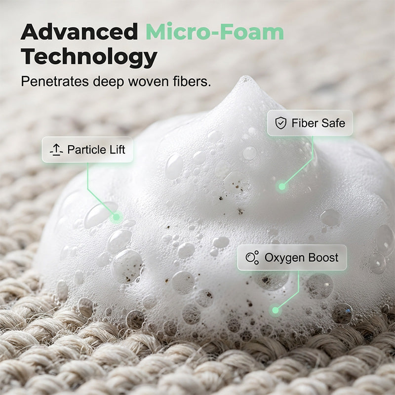 Waterless Carpet Foam Stain Remover