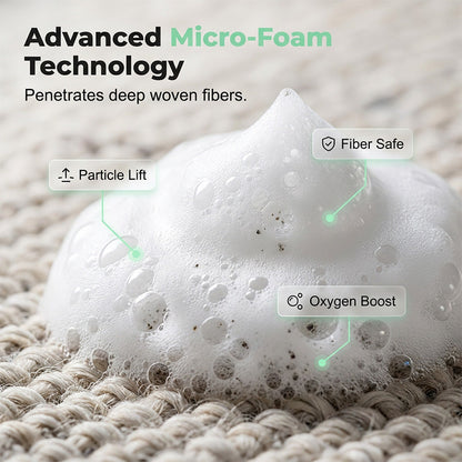 Waterless Carpet Foam Stain Remover