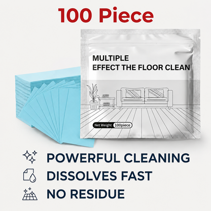 🦠Mloor Cleaning Tablets 100 Pack Multi Surface Cleaner Hardwood Laminate Tile RV Walls🏡