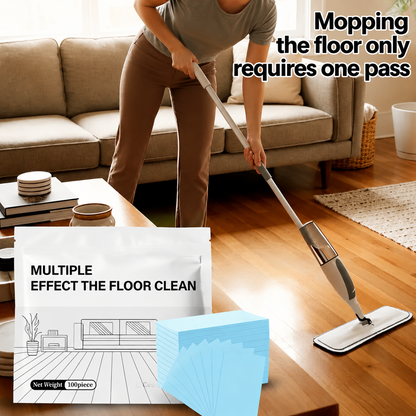 🦠Mloor Cleaning Tablets 100 Pack Multi Surface Cleaner Hardwood Laminate Tile RV Walls🏡