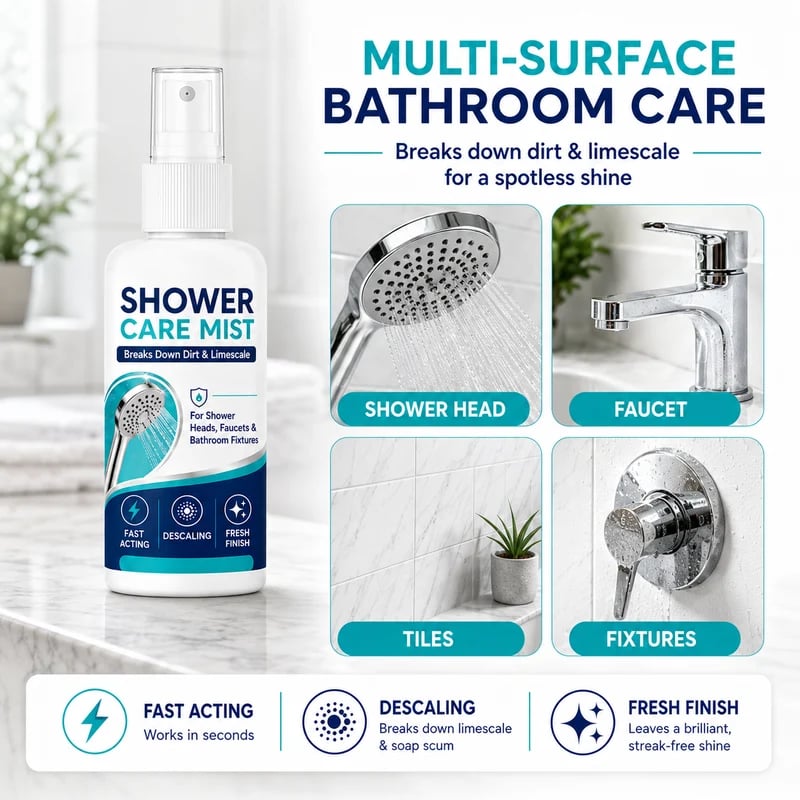 💪💥Buy 2 Get 1 Free💕Fast-Acting Shower Limescale Remover Spray