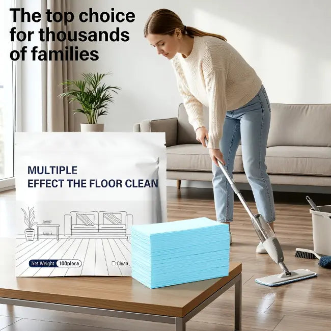 🦠Mloor Cleaning Tablets 100 Pack Multi Surface Cleaner Hardwood Laminate Tile RV Walls🏡