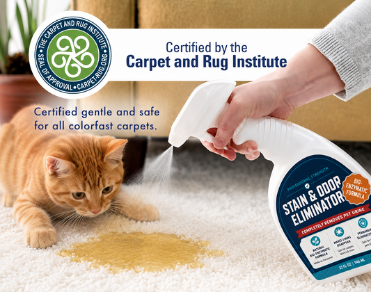Virlunaco Stain & Strong Odor Eliminator, Enzyme Cleaner, Pet Odor Eliminator for Home - Carpet Stain Remover for Cats & Dog Pee