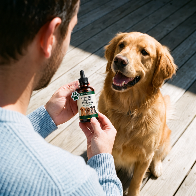 Virelunaco Premium Liquid Collagen for Dogs