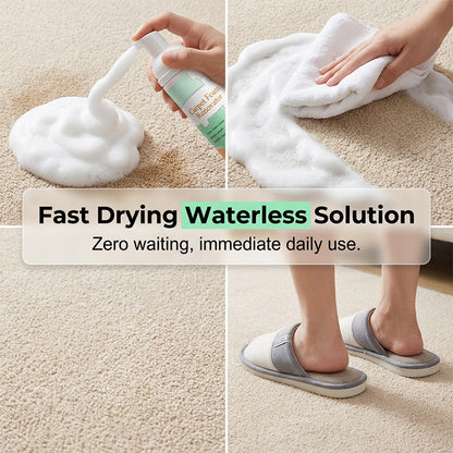 Waterless Carpet Foam Stain Remover