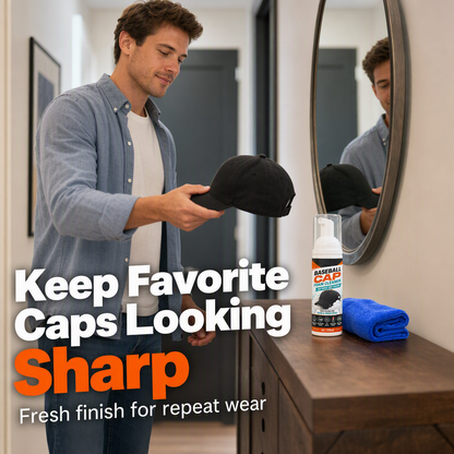 🎁Buy 2 Get 1 Free🔥No-Rinse Baseball Cap Foam Cleaner