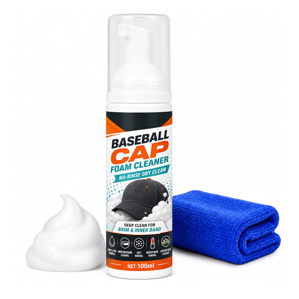 🎁Buy 2 Get 1 Free🔥No-Rinse Baseball Cap Foam Cleaner